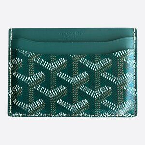 Goyard Green Saint Sulpice Card Holder